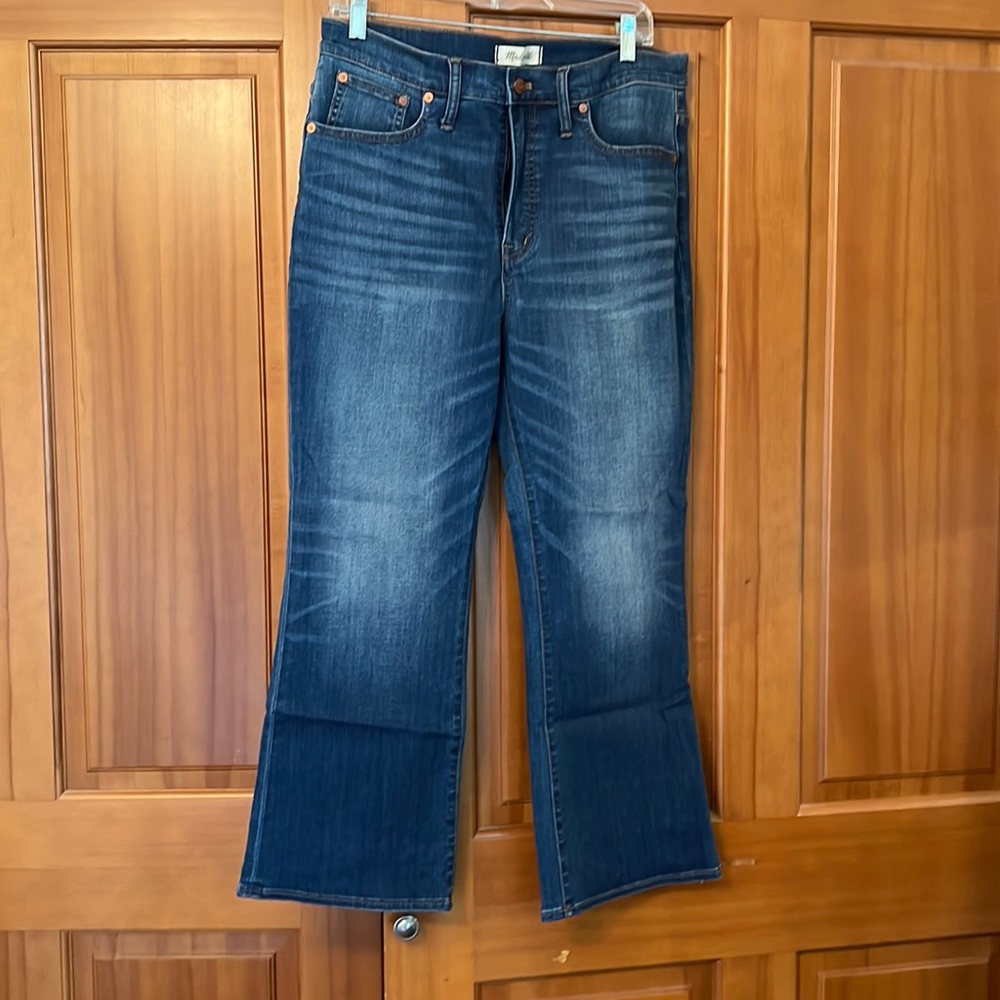 Madewell Women's Boot Cut Jeans - Dark Blue